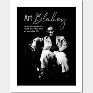 Art Blakey silhouette Posters and Art